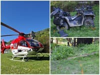 Tragédia uprostred futbalového zápasu: Muž zomrel po nehode na štvorkolke, vrtuľník chcel pristáť na ihrisku