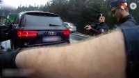 VIDEO: Toto neprerazíš! Ukradol auto, polícia ho zastavila tým najväčším, čo na ceste bolo