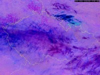 Za satelitu bylo opět patrné pálení čarodejnic, v sobotu pozor na silné bouřky