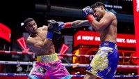 Romero shocks Garcia on Times Square boxing show