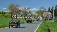 Jeepy i uniformy. V Dolní Lukavici na Plzeňsku oslavili 80 let osvobození
