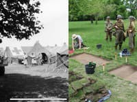 Archeológovia odkrývajú pozostatky americkej poľnej nemocnice z roku 1945, sú jediné v Európe
