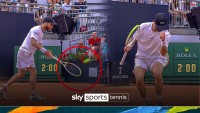 Second time lucky for Moutet's underarm serve that catches Draper out