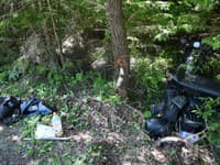 Motocyklista havaroval v Čičmanoch, do nemocnice ho viezol vrtuľník