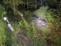 Kuriózna nehoda Slováka: S autom skončil v lese! Bol opitý a to nie je zďaleka všetko