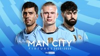 Man City fixtures: Tough opening games for Guardiola's side