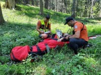 HZS pomáhala pri dvoch úrazoch dolných končatín v Bike parku Malinô Brdo