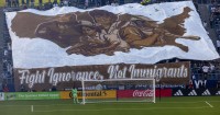 Galaxy fans protest team's silence in response to ICE raids