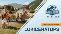 Video : Jurassic World Evolution 3 predvádza Lokiceratopsa