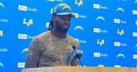 Chargers' Najee Harris sustains 'superficial eye injury' in fireworks incident