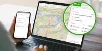 Co nového v aplikaci Mapy.com. Funkce HorizontAR vám na displeji ukáže, co je to před vámi za horu