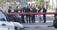 Machete-wielding man shot by LAPD outside Crypto.com Arena after chase