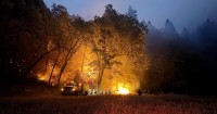 At least four firefighters injured while battling Northern California wildfires