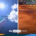 'That was not expected!' | Italian version of Red Arrows disrupt match with flyover!