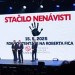 Výročie atentátu na premiéra v Handlovej: Smer usporiadal míting, šéf vládneho kabinetu rečnil na pódiu