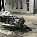 Sobotní nehoda na Karvinsku. Řidič při odjezdu z benzinky vytrhl stojan