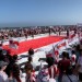 La afición de River Plate conquista Venice Beach en la previa del crucial duelo ante Monterrey