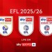EFL live on Sky Sports picks confirmed until end of September