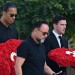 Jota's wife and family joined by Liverpool players for funeral