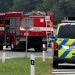 Mladý řidič na Kladensku vyletěl s autem z dálnice a zřítil se do rokle