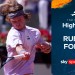 Rublev defeats Davidovich Fokina in windy conditions to progress in Rome