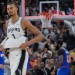 Knicks capitalise on Wembanyama error to take 2-0 lead over Spurs