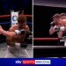 Hickey lands HUGE right hand KO!