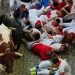 Počas behov s býkmi v Pamplone utrpelo zranenia 70 ľudí, záverečný bol najnebezpečnejší