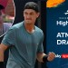 Draper left in tears during defeat to Atmane