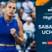 Sabalenka cruises past Uchijima in straight sets